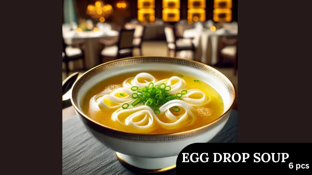 Egg Drop Soup-China King appetizer Menu