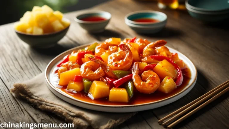 China King Menu-Sweet and Sour Shrimp